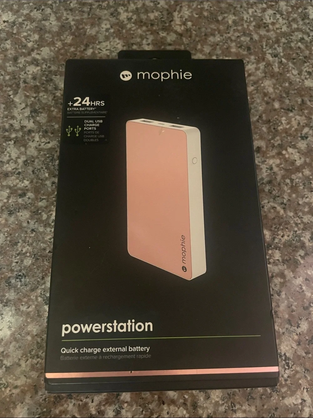 mophie Powerstation External Battery Pack - Coral Pink